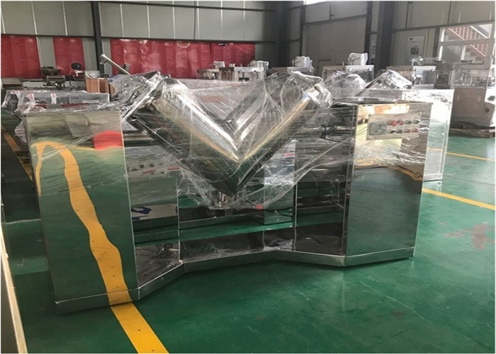 GMP Standard 50L-5000L V Shape Powder Mixer Chemical Blender Machine
