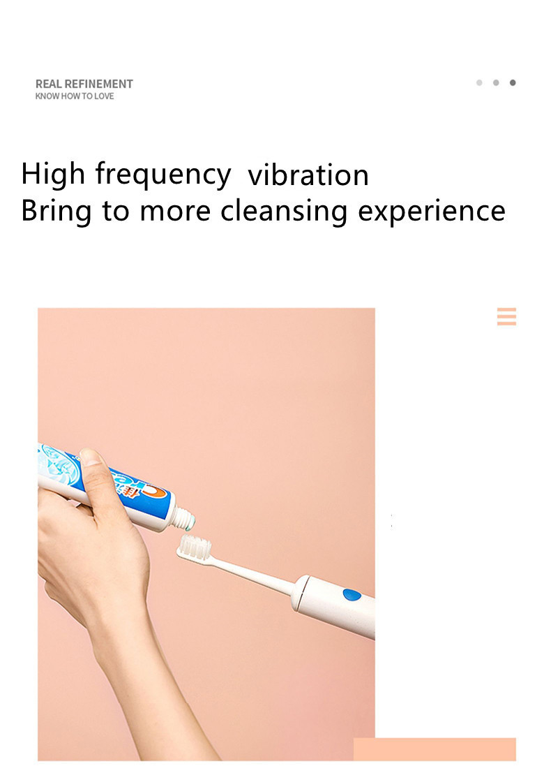 Portable Toothbrush 3 In 1 Sonic Electric Cleaning Tools