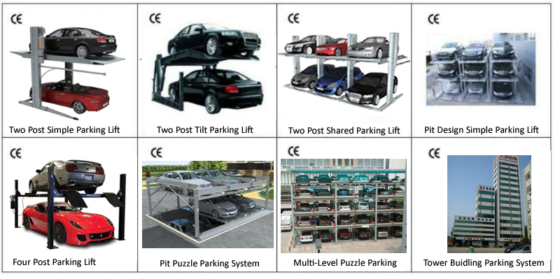 QDMY-P2-6 Full Automatic Computer Control Multi Level Steel Structure Car Parking Solution