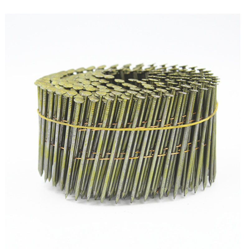 15 Degree Galvanized Wooden Pallet Coil Nails 3-1/4&quot; 83mm