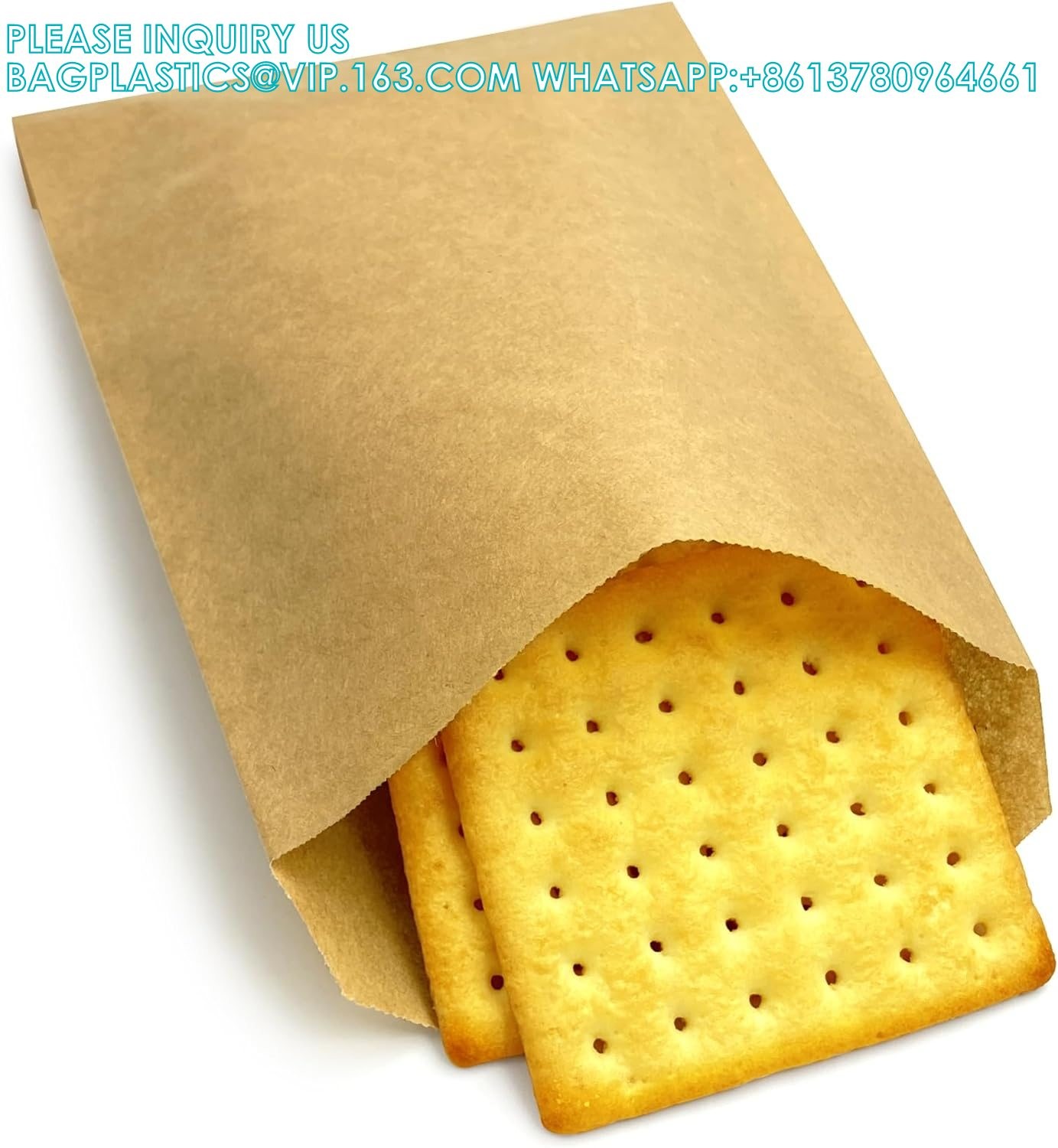 Kraft Paper Bags, Cookie Sleeves Snack Bags, Bread Bag, Craft Bags, 100% Recycled Kraft Paper Brown Lunch Bags