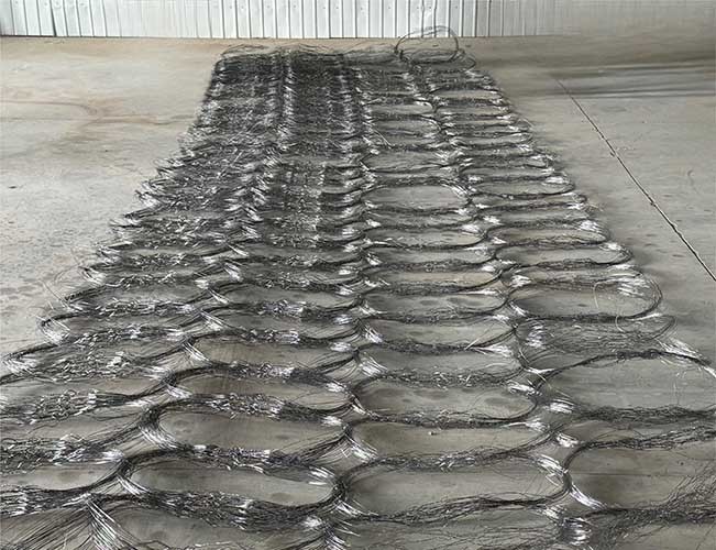 Low Visibility Battlefield Defense Anti Tank Track Wrapping Wire Mesh