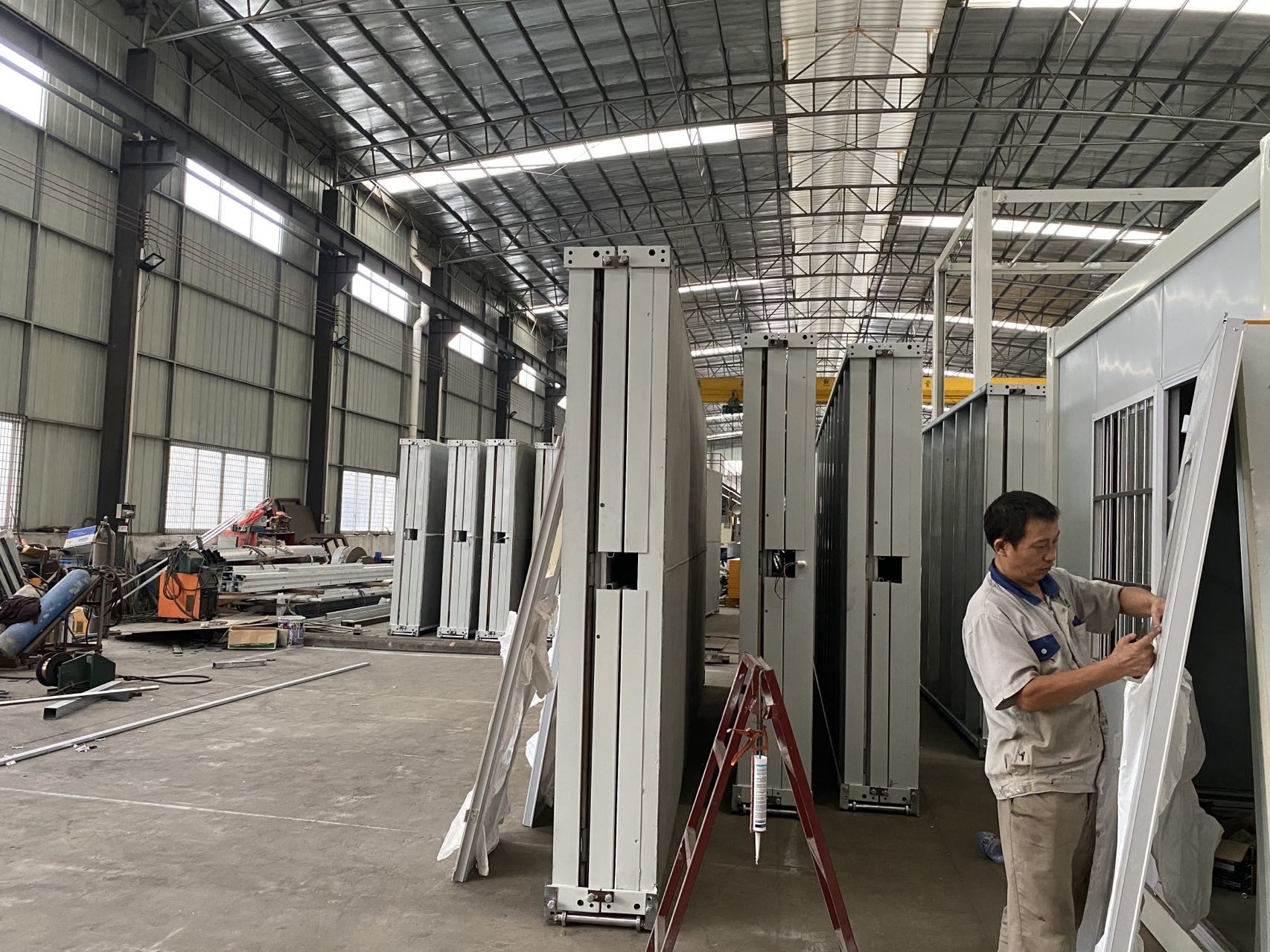 Portable 20ft Container House Foldable Folding Container House 10units/40hq