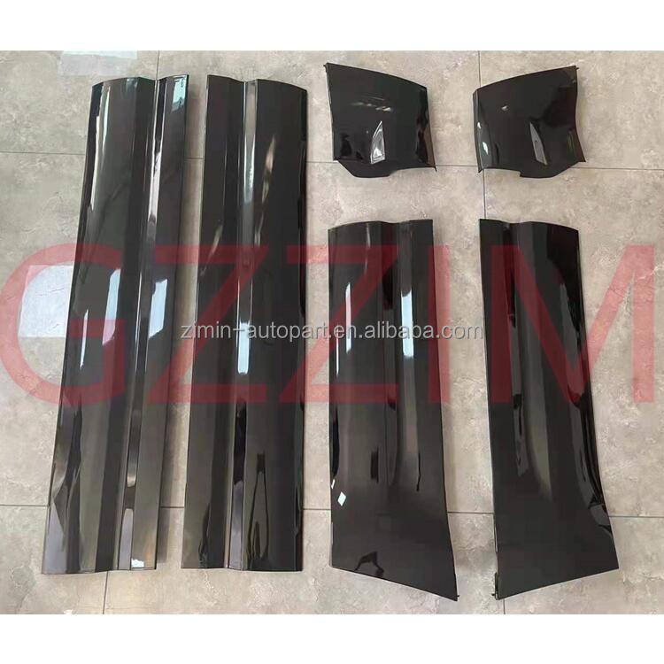 Side Door Moulding Door Protector Trim Glossy Black Door Trim For Defender 2020
