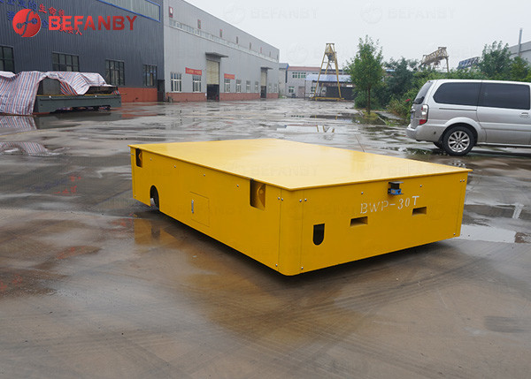 Industry Trackless 30 Ton Equipment Transport Cart