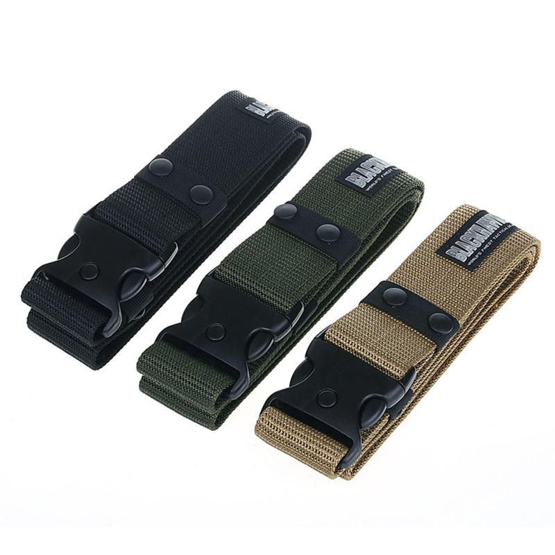 Canvas 5.5cm Width Survival Tactical Belt CQB Military Uniform Belt