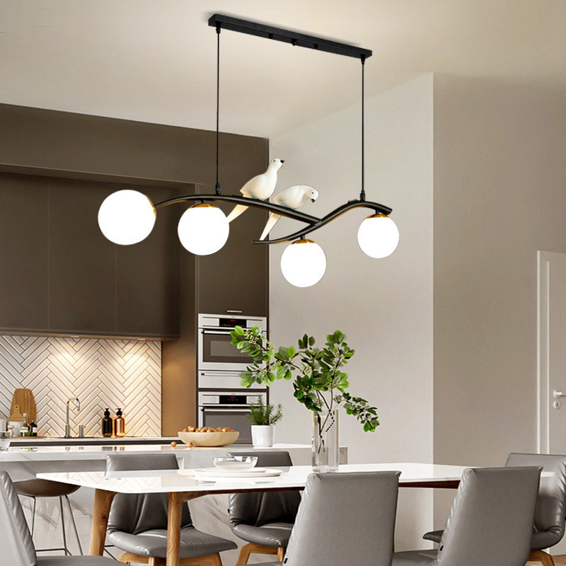 Black European Nordic Chandelier Lights Bird Chandelier Lighting（WH-MI-442)