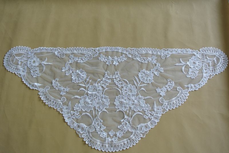 elegant embroidered Barcelona veil Authentic Spanish Medallion Mantillas