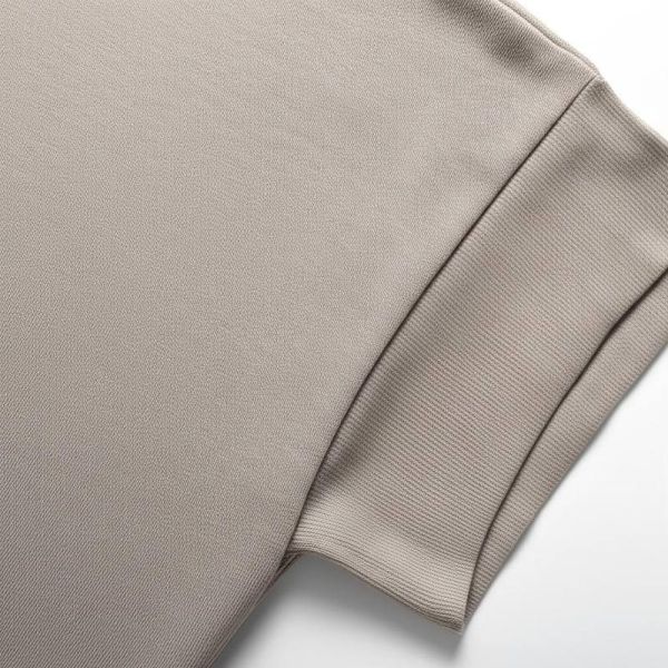 Knitted Custom Men's T Shirts Short Sleeves and Customized Design for Men's