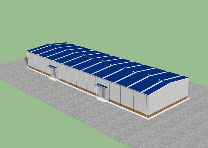 Q235 / Q355 Steel Structure Workshop Prefabricated Steel Frame Buildings