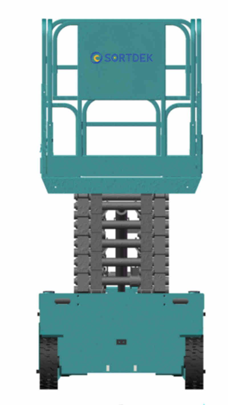 Mobile Scissor Type Aerial Work Platforms 6 Meters Height