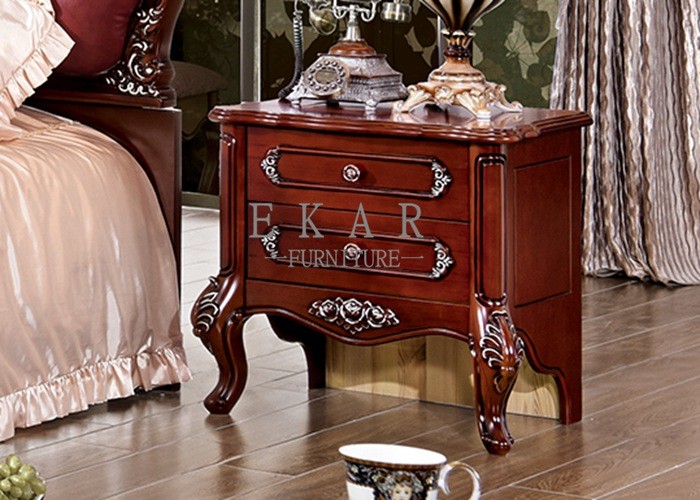 Antique Nightstand Bedside Table Wooden bedroom furniture