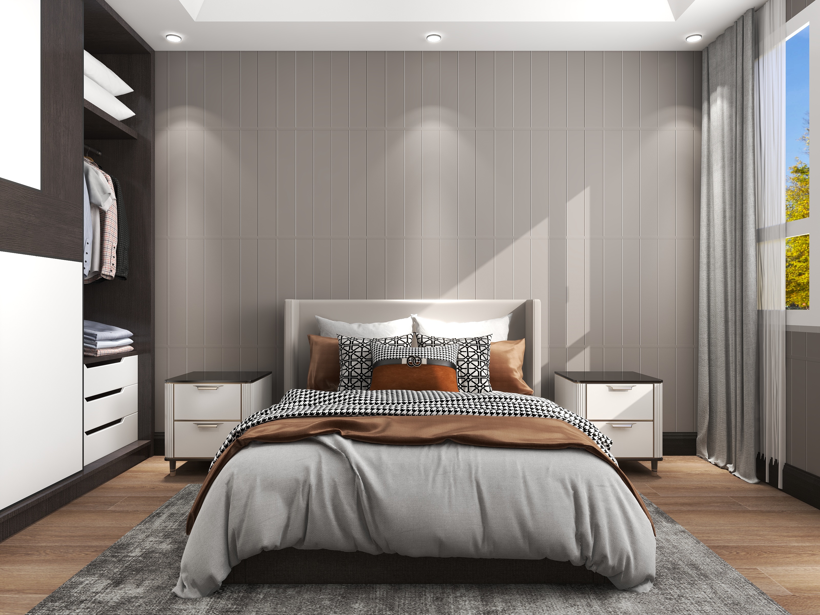 Modern Style 3D Wood Panel Wall Covering Stickers with Waterproof Technology
