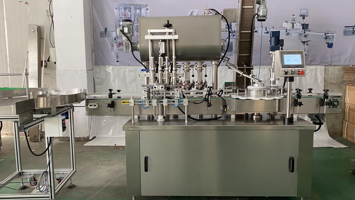 CM140 Gel Polish Bottle Screw Capper Dropper Vial Trigger Spray Twist Off Capping Machine
