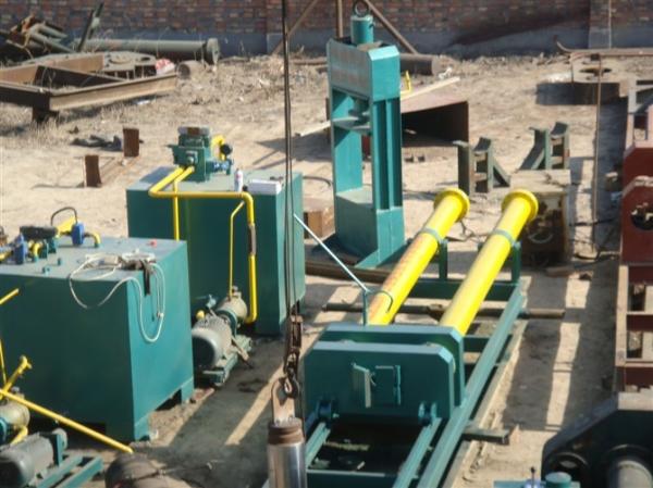 Elbow Hot Forming Machine 90 Degree Hot Pushing Elbow Machine , Induction