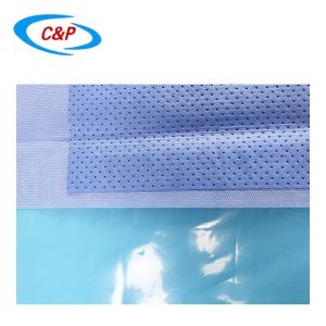 Single Use Femoral Radial Angiography Drape With Dual Windows