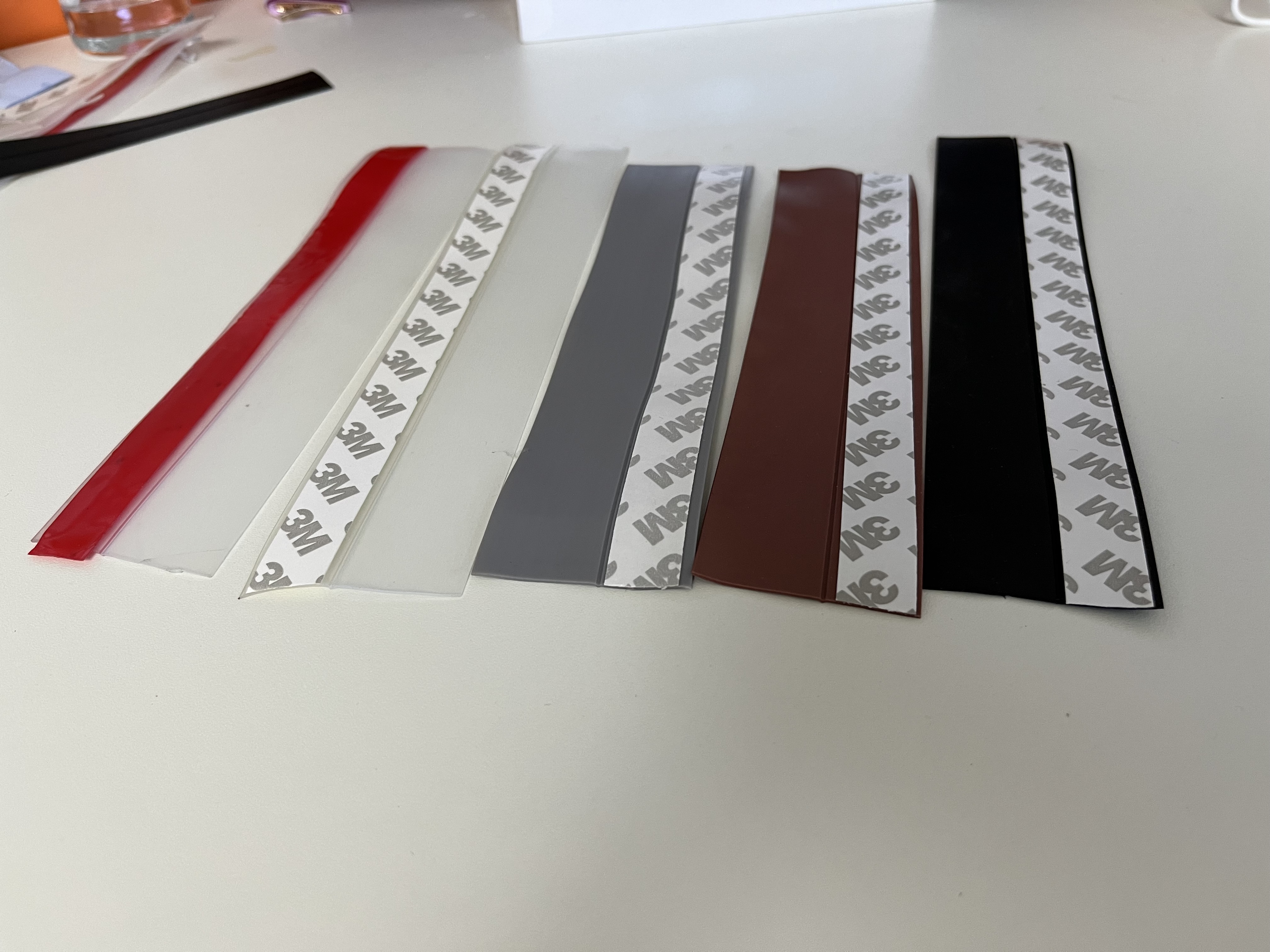 Silicone Rubber Door Draft Stopper For Noise And Dust Reduction