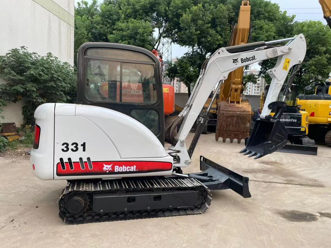3 Ton Second Hand Excavator Bobcat 331 Used Mini Excavator Diggers