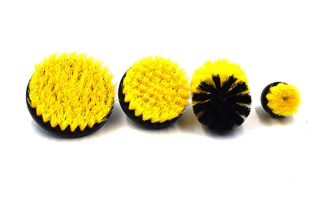 Green Carpet Cleaning Drill Scrub Brush 3pcs Ultimate Compatibility