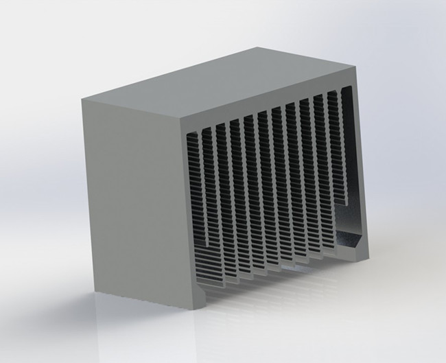 Professional Design Aluminum Heatsink Extrusion Profiles For Car Cooling System