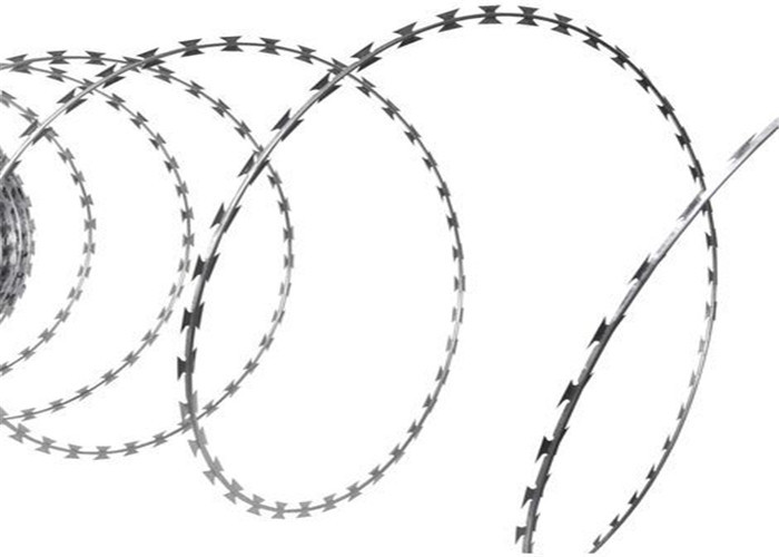 Anti Climb 2m Height Galvanized Razor Wire Barbed Wire