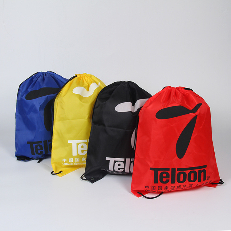 Convenient Polyester Backpack Colorful Sports Bag Logo Customized