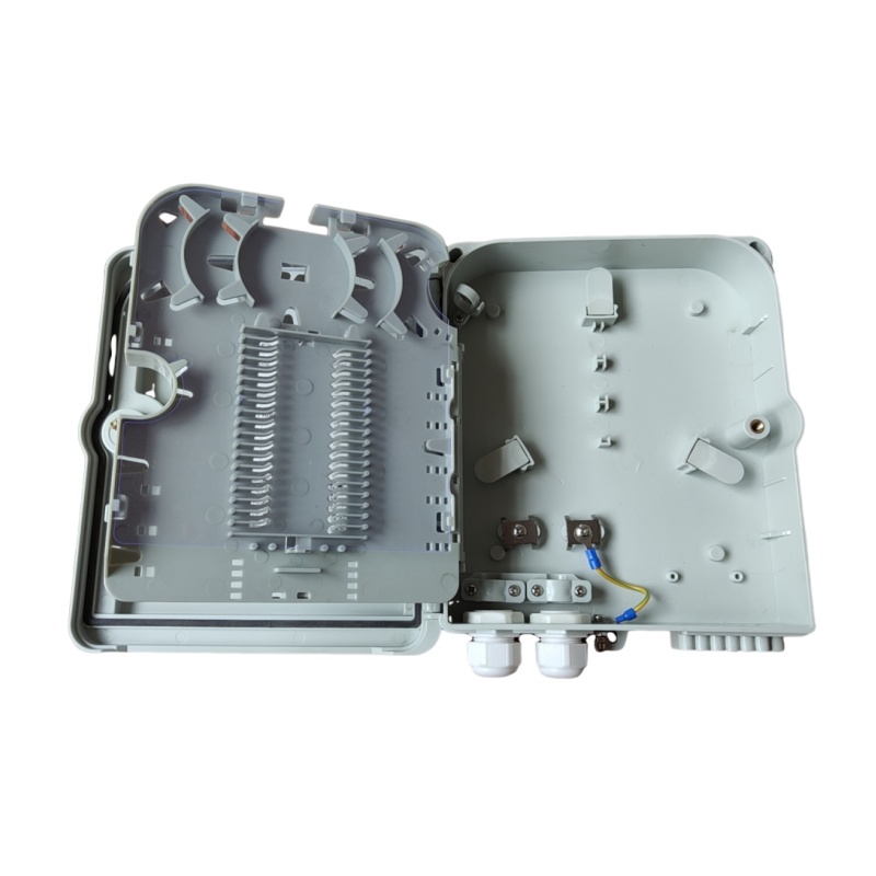 Wall/Pole Mounted 16 Core FTTH Optical Fiber Terminal Box with High Humidity Resistance