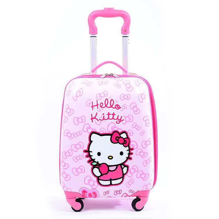 16 inch ABS PC Children School Bag with Cartoon filming Luggage Bag