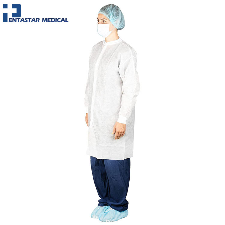 Single Use Paper Exam Gown Without Sleeve For Patient Use