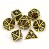 Buy cheap Hand Sanded Unique Metal Dice Sets Durable 7 Pcs Size 17mm-22mm from wholesalers