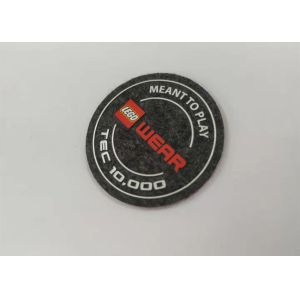 High Density Silicone Unique Iron On Patches Felt Fabric Labels Custom Logo
