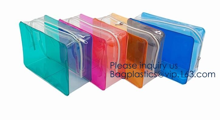 Holographic Makeup Bag, Metallic color Fashion Cosmetic Travel Bag Large Toiletry Bag Makeup Organizer for Women, Purple