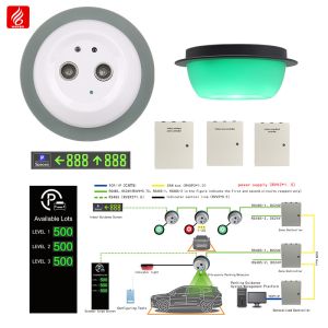  TCP IP Parking Guidance System Split Type Ultrasonic PGS Detector Sensor Manufactures