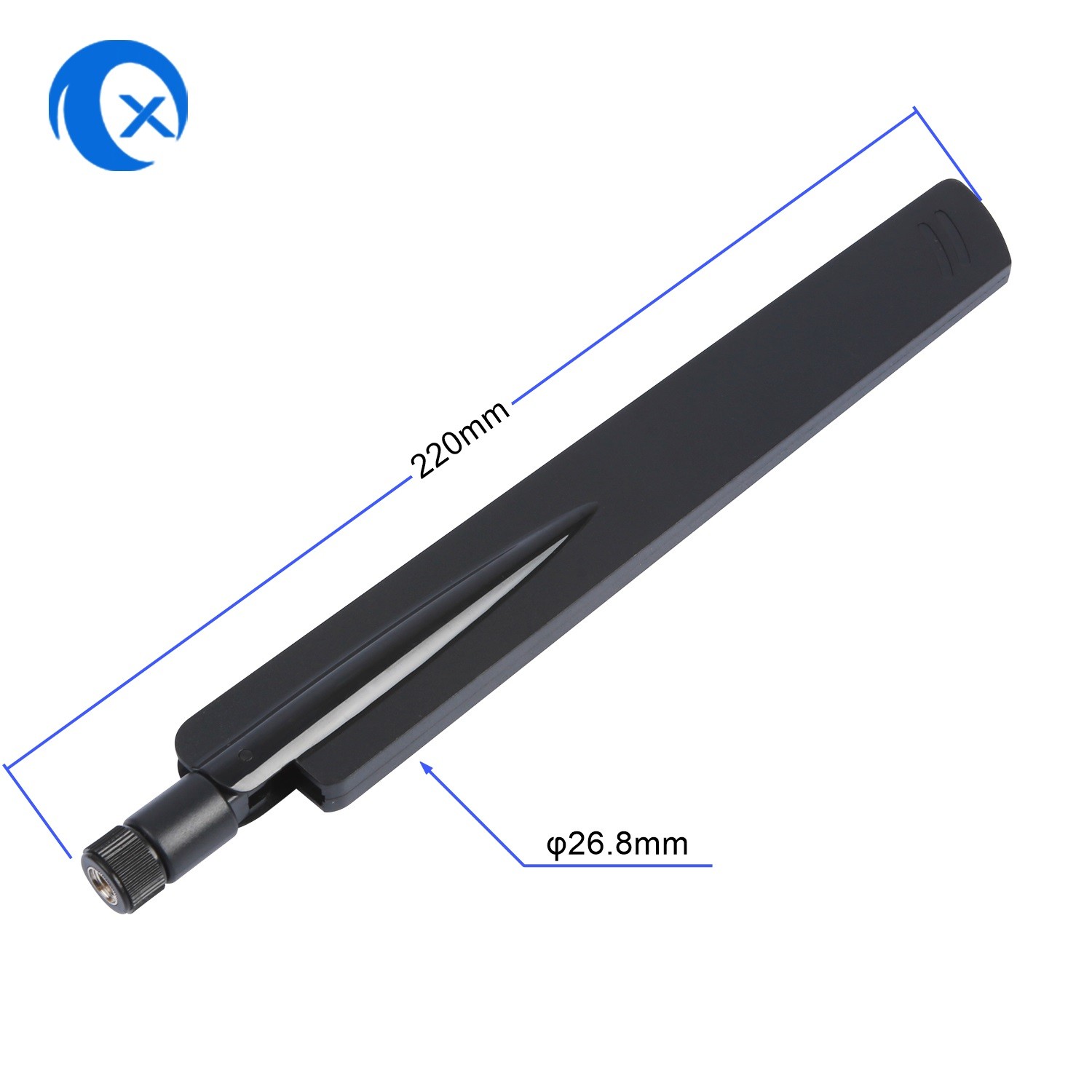 5dBi 2.4G 5G Dual Band Omni WiFi Antenna With Swivel RP SMA Connector