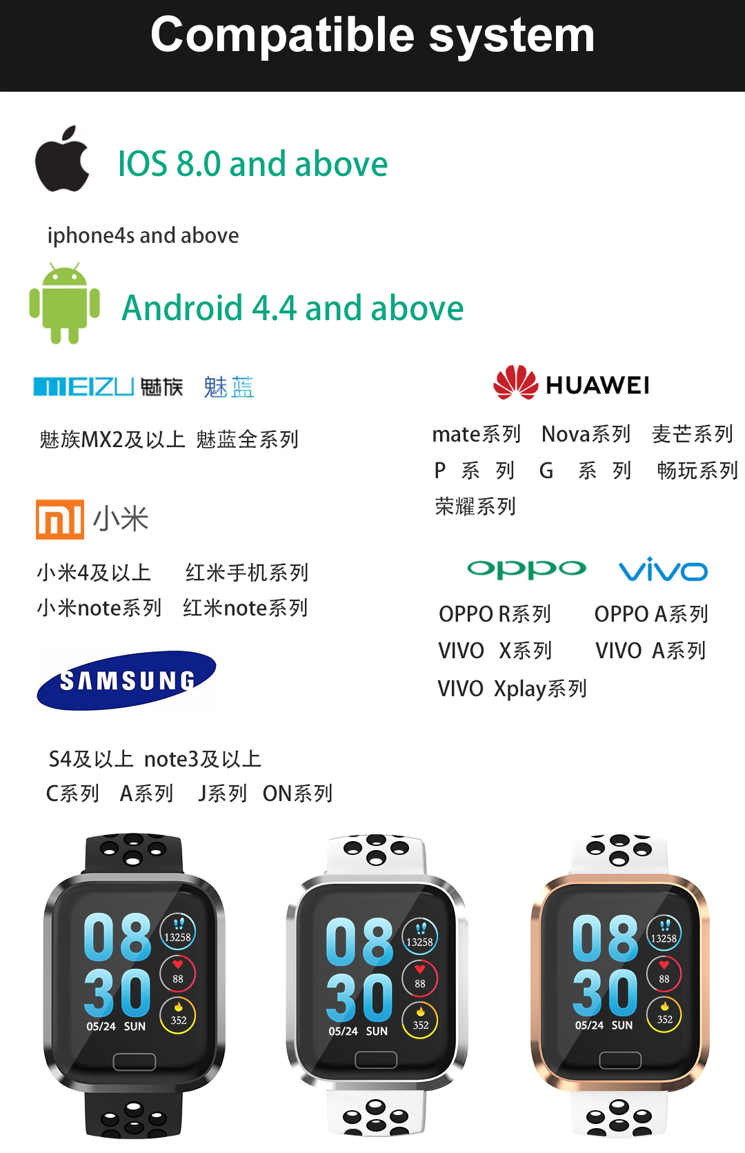 170mAh M56 TPU Smart Watch With Alarm Clock Touch Screen CALENDAR Body Temperature
