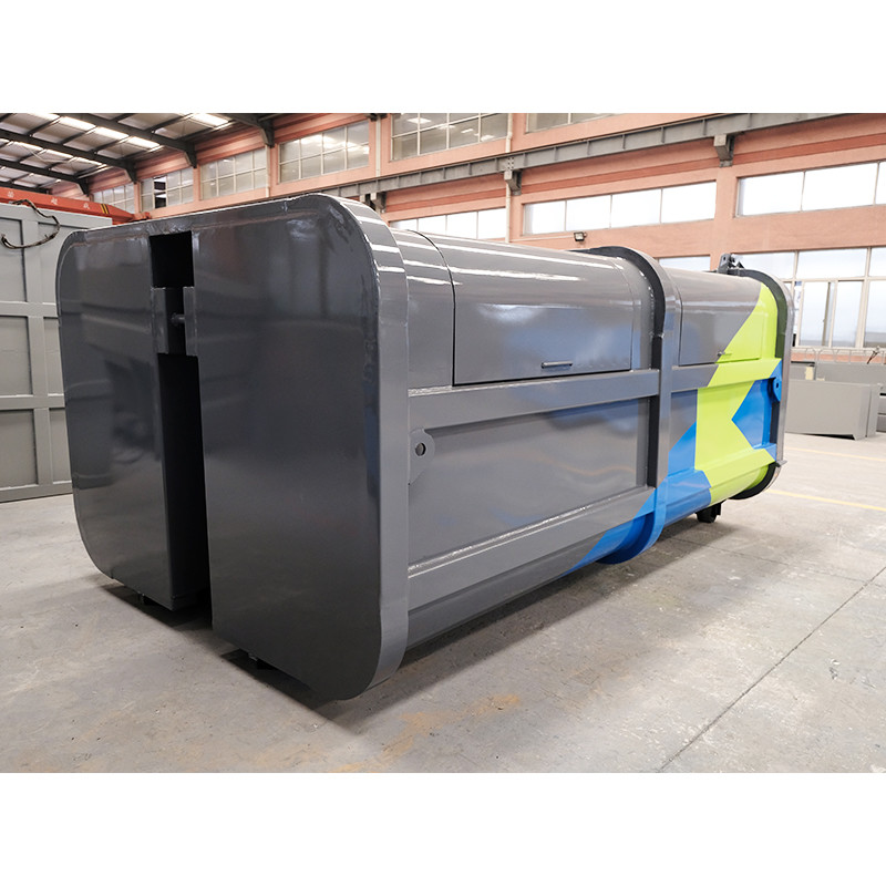 Lift Large Garbage Bin Sorting And Recycling Large Garbage Containers Refuse Collector