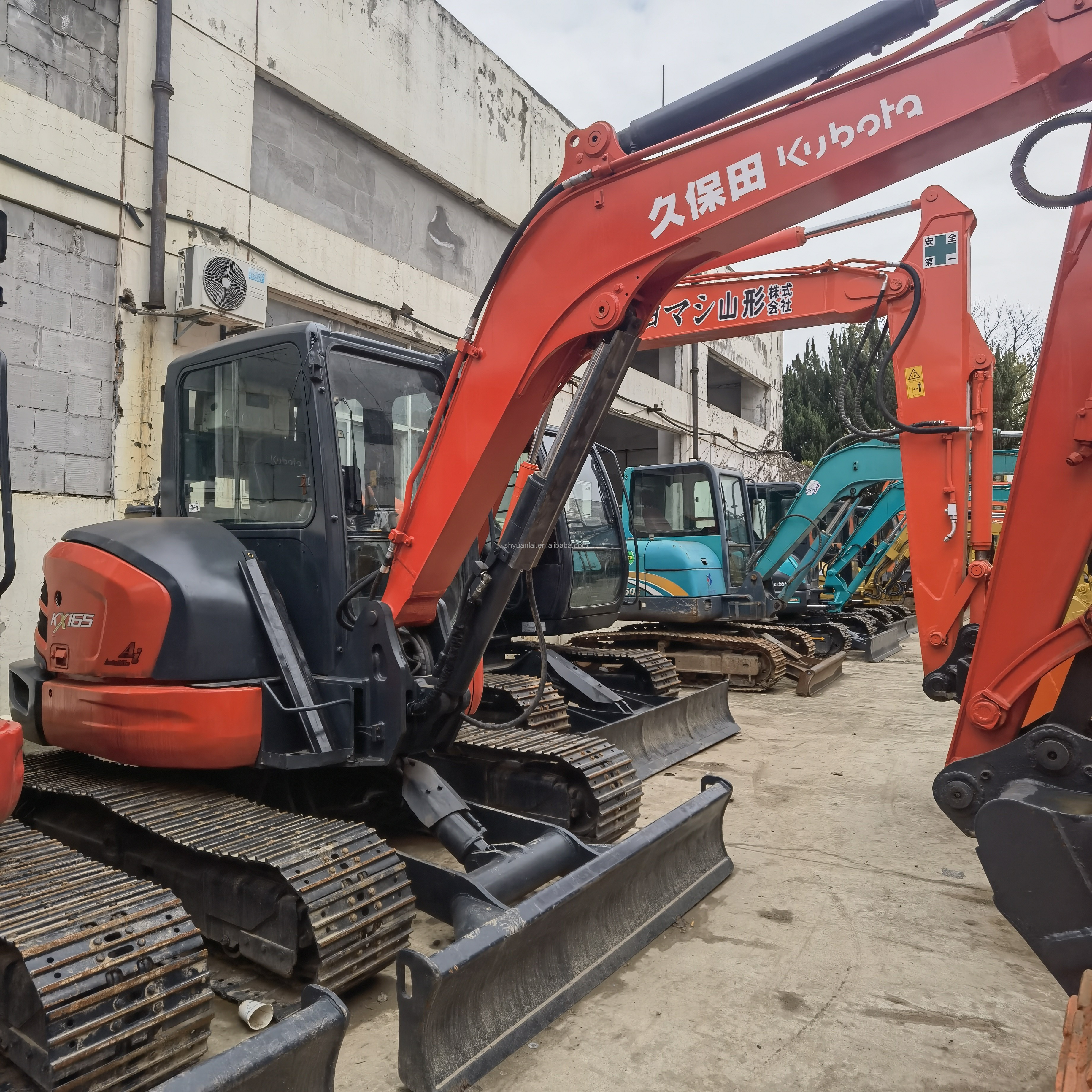 Original Japan Used Excavator Kubota KX165 6t Second Hand Excavator in Good Condition