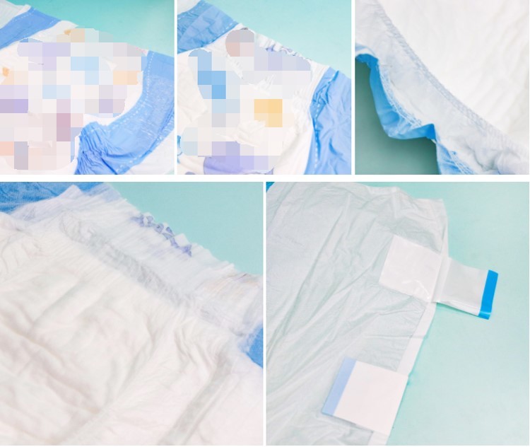 All Size Newborn Magic Tape Adjustable Waist Organic Cotton Diapers