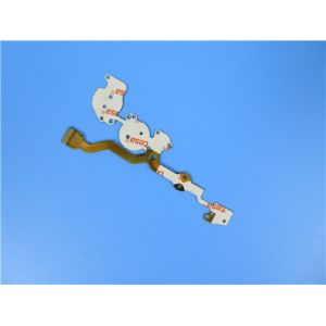 Dual Layer Flexible Printed Circuit PCB (FPC) Built on Polyimide With Stiffener