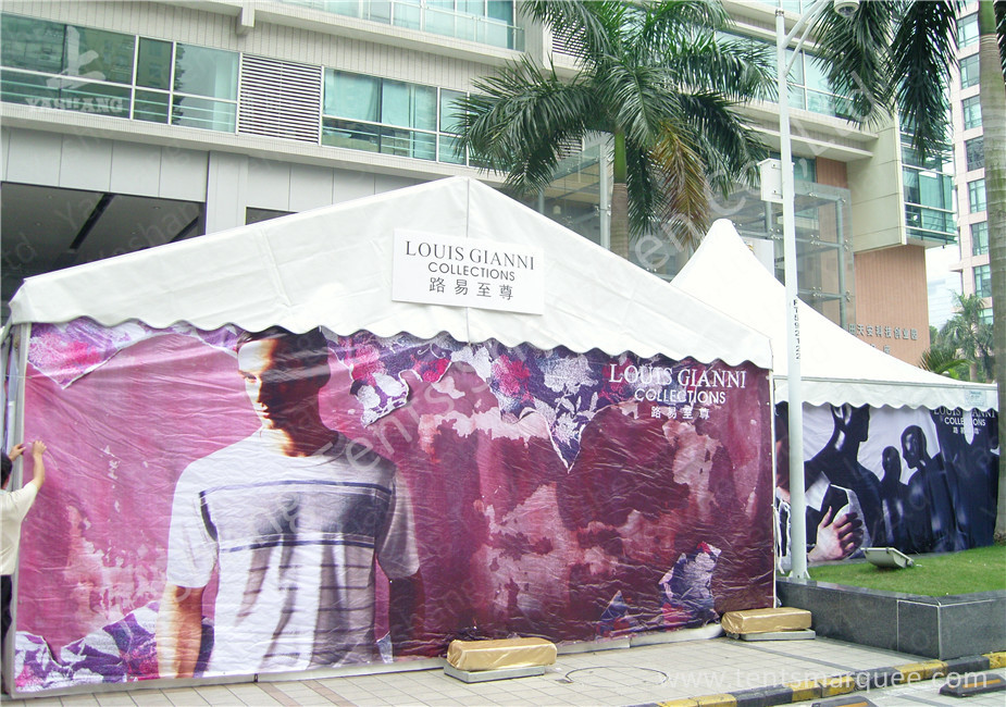 100% Waterproof Soft PVC Fabric Event Tent Structure, Aluminum Alloy Frame