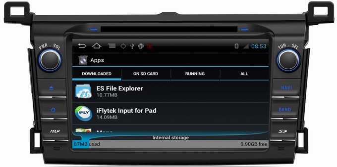 Ouchuangbo 3G Wifi Dual zone Android 4.0 for Toyota RAV4 2013 S150 DVD Radio Bluetooth Audio Player OCB-247C