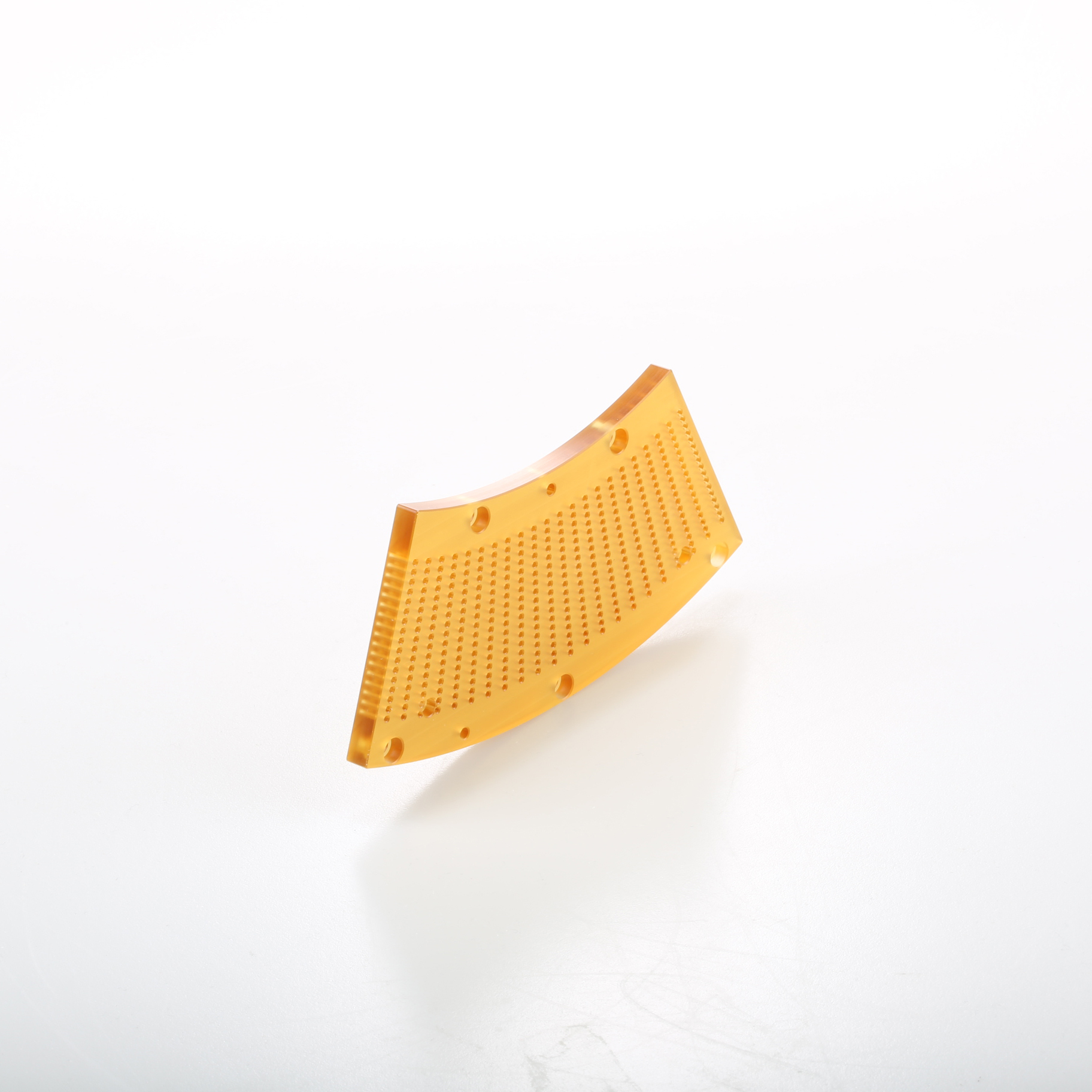 PAI PA6 / PA66 Nylon Machined Plastic Components 5 Axis Machining Service