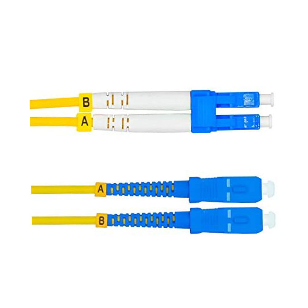 Tight Buffer Simplex Network Patch Cord Indoor Single Mode Fiber Optic Cable 10m G657A