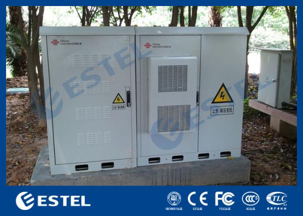 Thermal Insulation Base Station Cabinet With Two Air Condtiioner / Direct