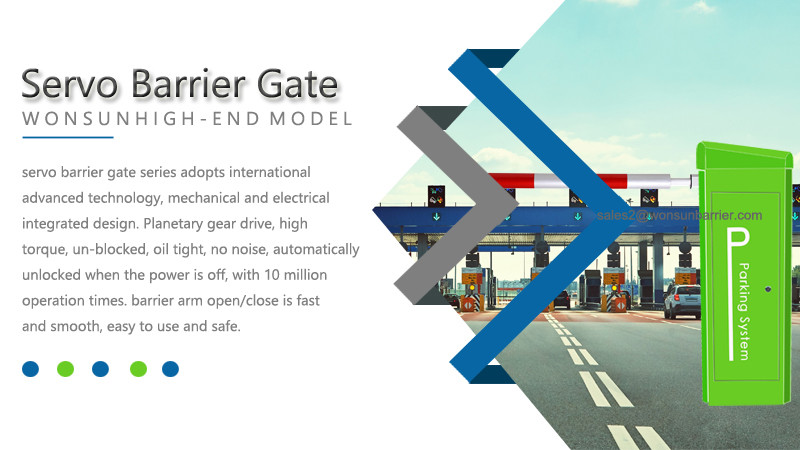 10 Million Operation Times Vehicle Barrier Gate With Planet Gear Drive And High Torque