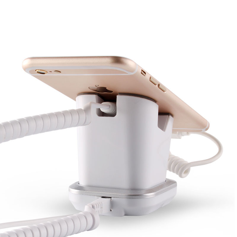 COMER security mobile stores alarm smartphone stand with high security gripper