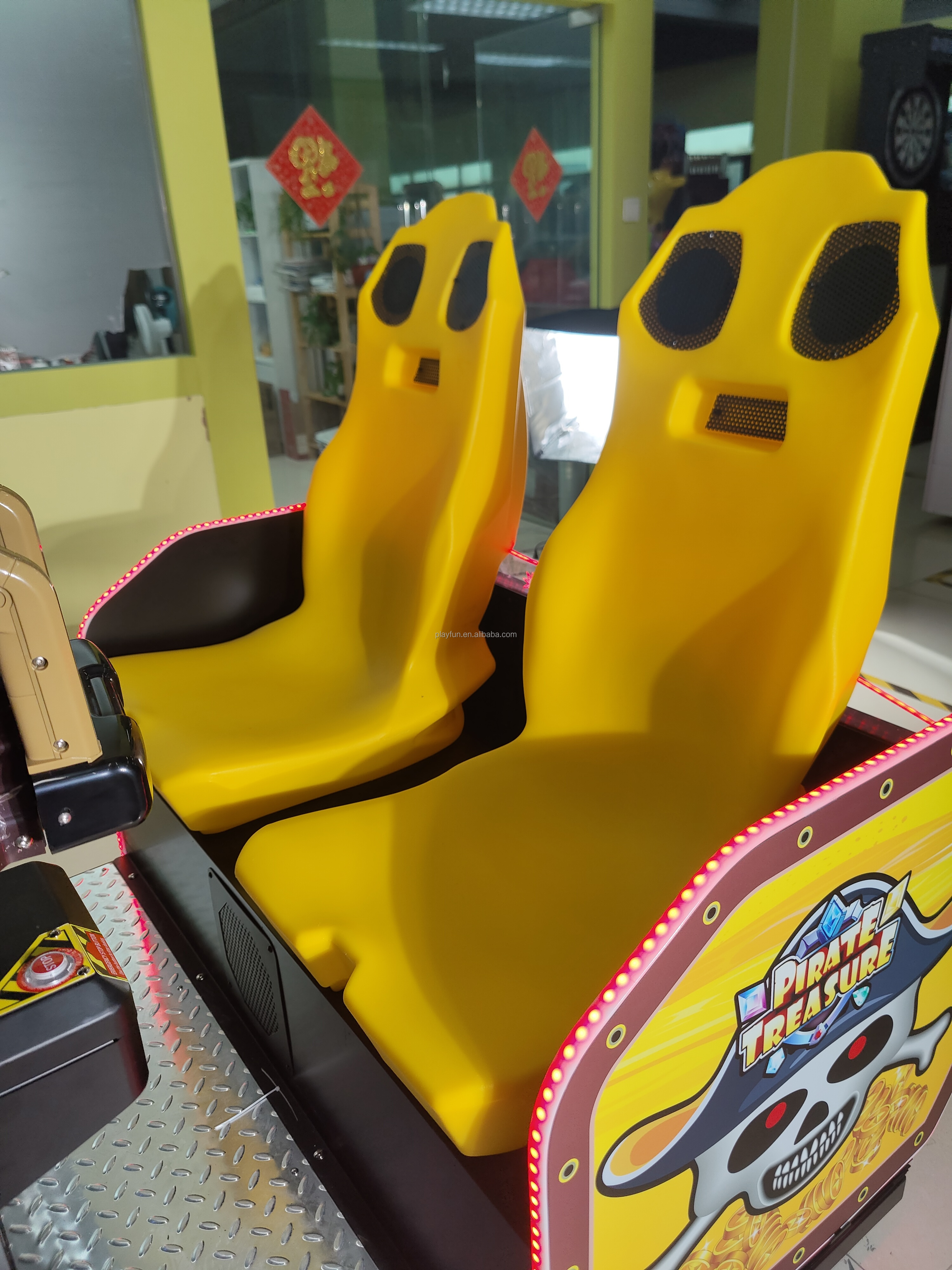 Indoor Commercial Amusement Park Sport 2 Players pirate ship Big Lcd Video Arcade Simulated Shooting Games Machine