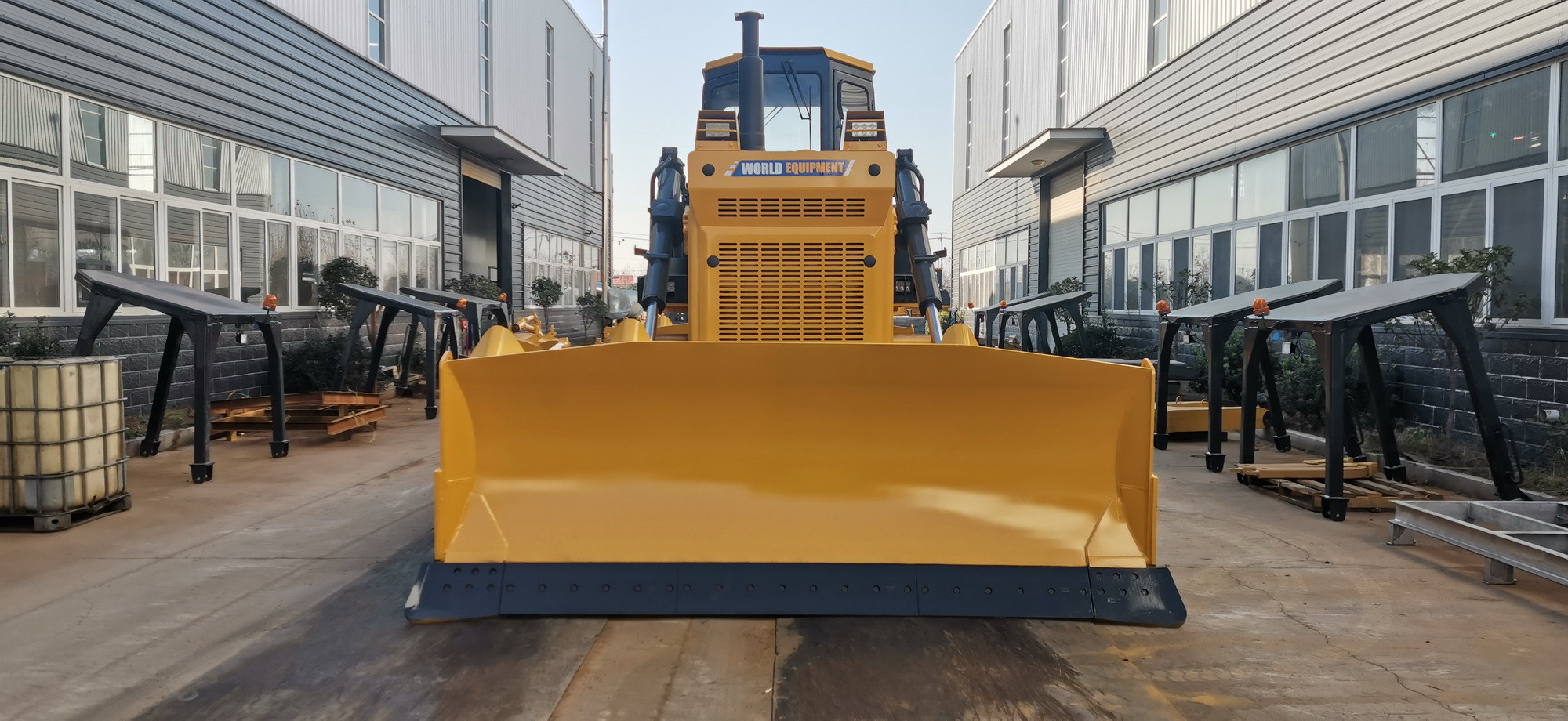 6 Track Rollers Crawler Loader Tractor With Three Teeth Or Single Teeth Optional