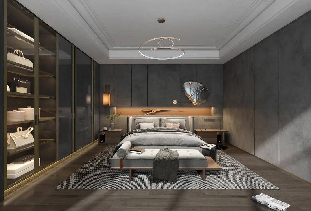 YALIG 2D / 3D Custom Made Italian Style Modern Bedroom Wardrobe Design for Apartment