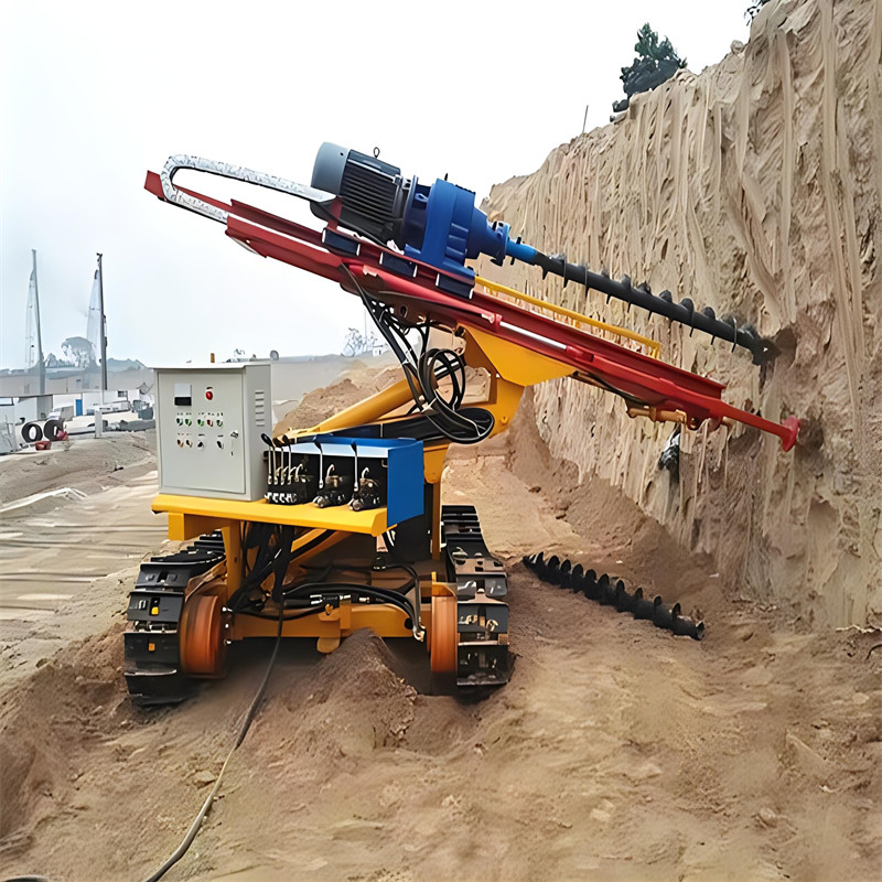 Mining Blast Hole / Mine DTH Drilling Rig 176Kw With DC Motor